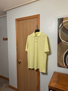 IZOD "PerformX" Size 2XLT Multi-Color w/Stripes Short Sleeve Polo - EUC